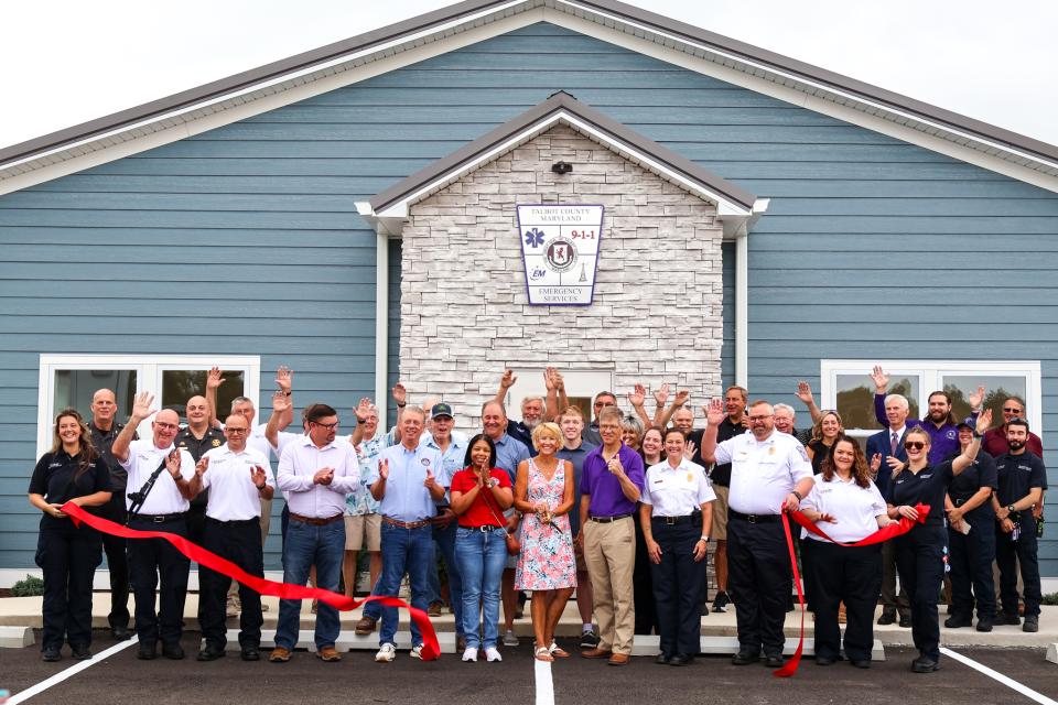 County officials, emergency personnel, project partners, members of the Gannon family, and community members gathered on Tuesday, July 21, 2026, to celebrate the completion of the facility with a ribbon-cutting ceremony.