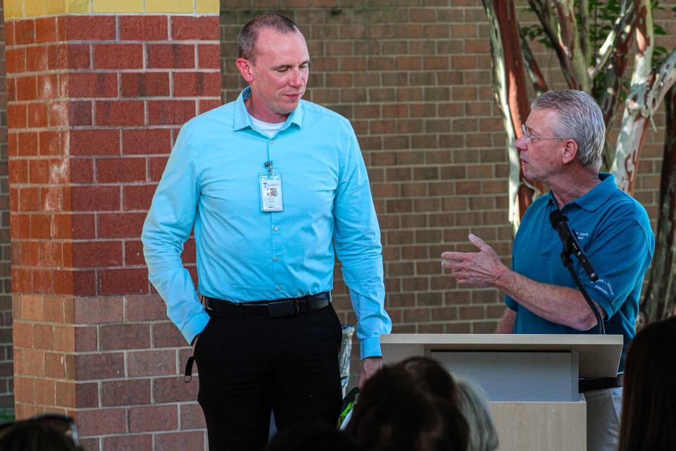 Council President Chuck Callahan thanks Kevin Shafer for his continuous commitment on the project.