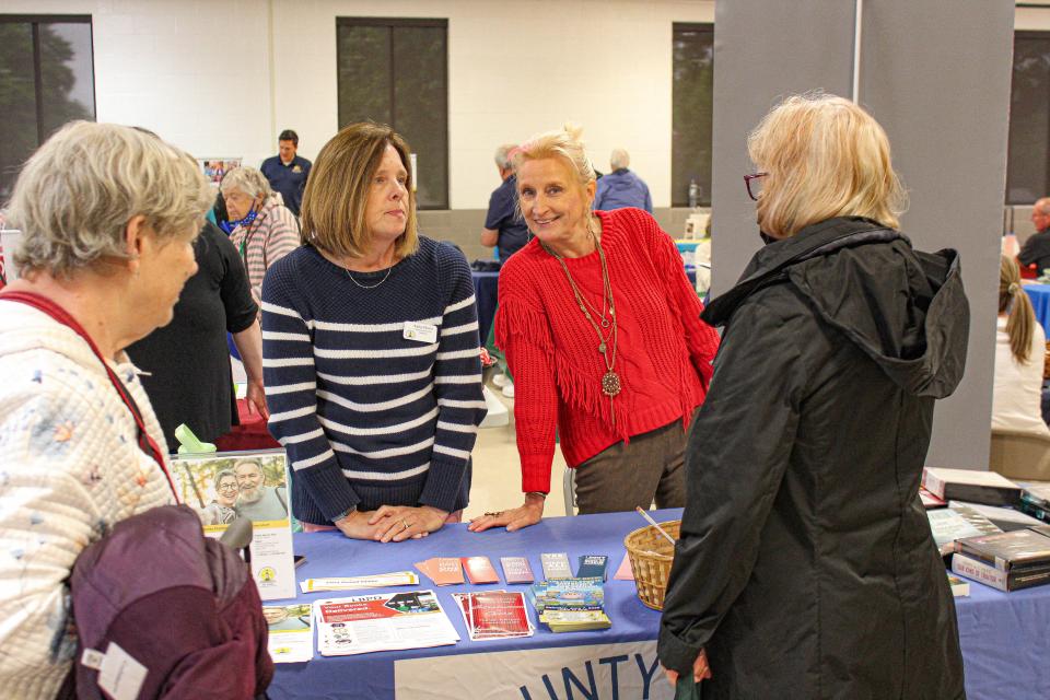 Talbot County Free Library provided information on programs available at both of their locations at the Resource Fair.