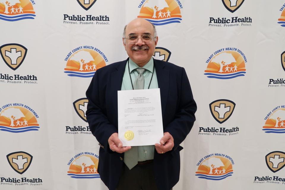 The Talbot County Health Department is pleased to announce the appointment of Fahmi Fahmi, MD, as the county’s new Health Officer.