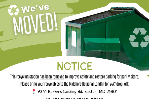 Recycle Bins at Perry Cabin Fields Removal Authorized