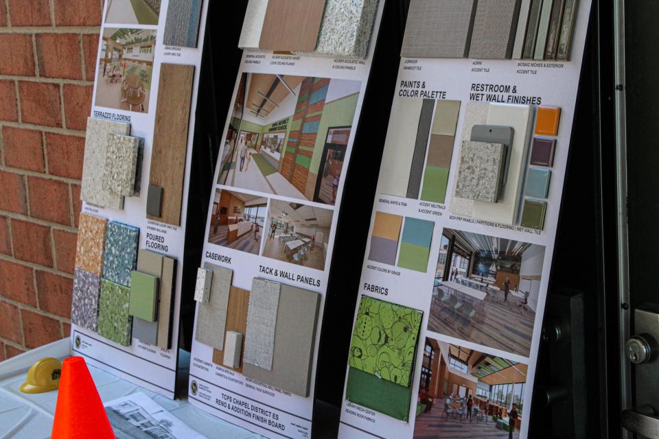 Hord, Coplan, and Macht (HCM) worked with TCPS to pick out tile, wall color, and more for the project.