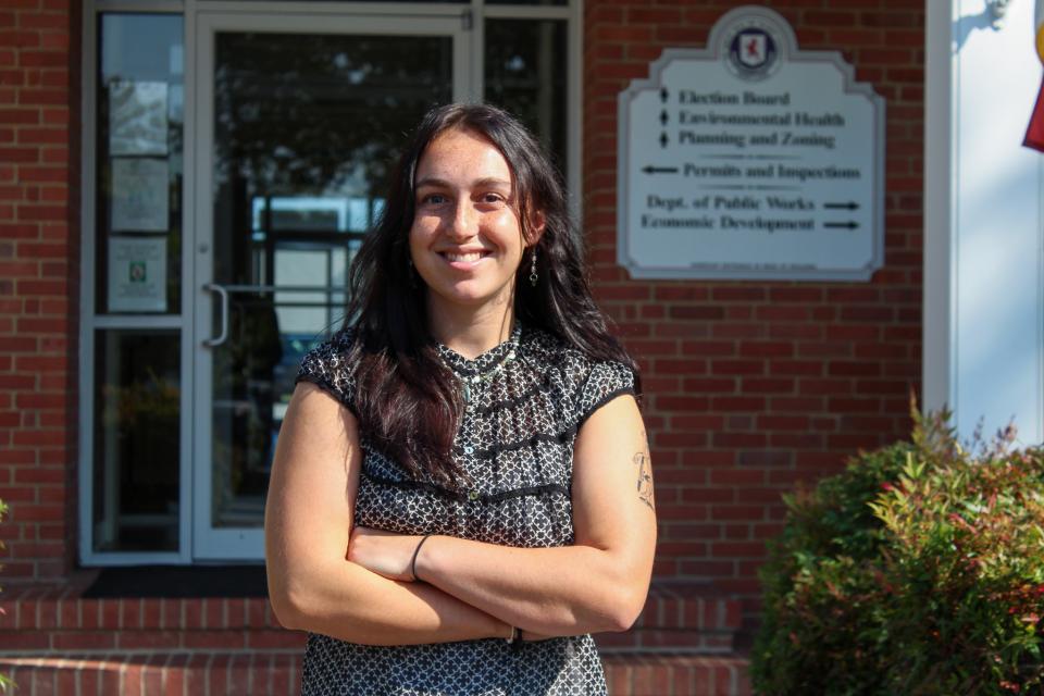 Julia Carlson, Salisbury University student, is completing a 135-hour internship with the Talbot County Department of Planning and Zoning.