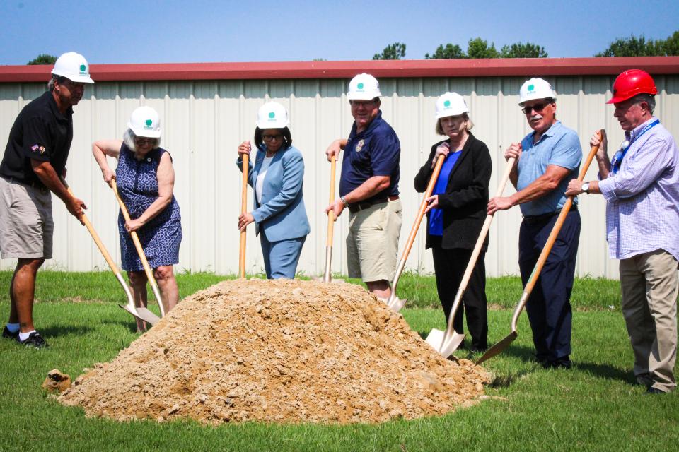 Local delegation, DHCD, SVDP, Willow, and Council move the first dirt for the expansion project.