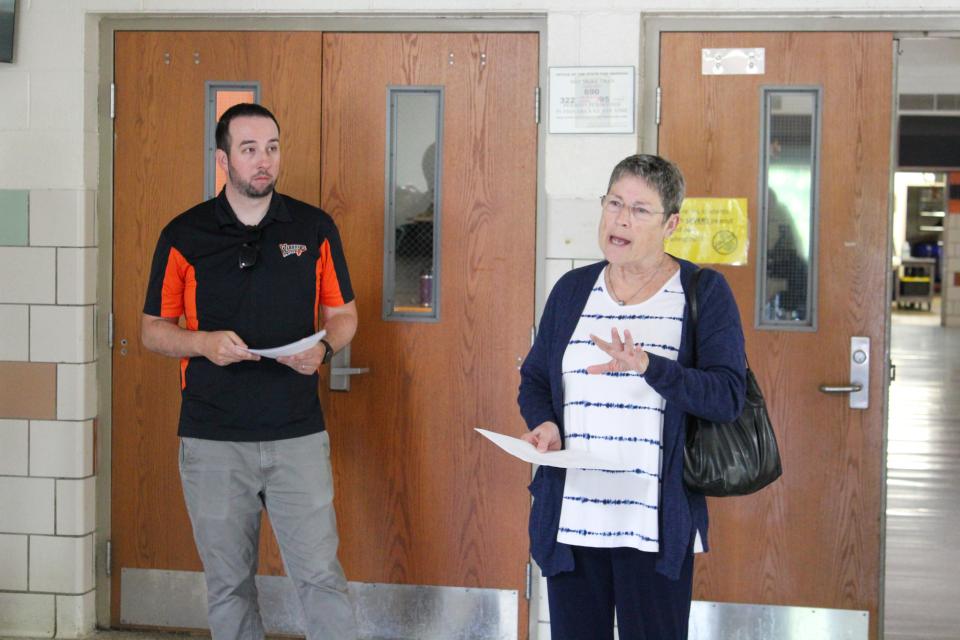 Linda Webb, Director of Social Services, provides an overview of what the emergency shelter has to offer.