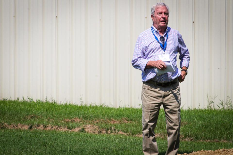 Alex Handy, President of SVCP Board, provides opening remarks at Groundbreaking.