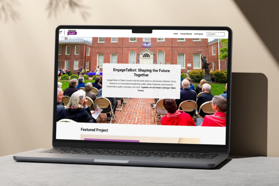 EngageTalbot empowers residents to share their thoughts, ideas, and feedback on topics ranging from public safety and environmental conservation to recreational programming and comprehensive planning.