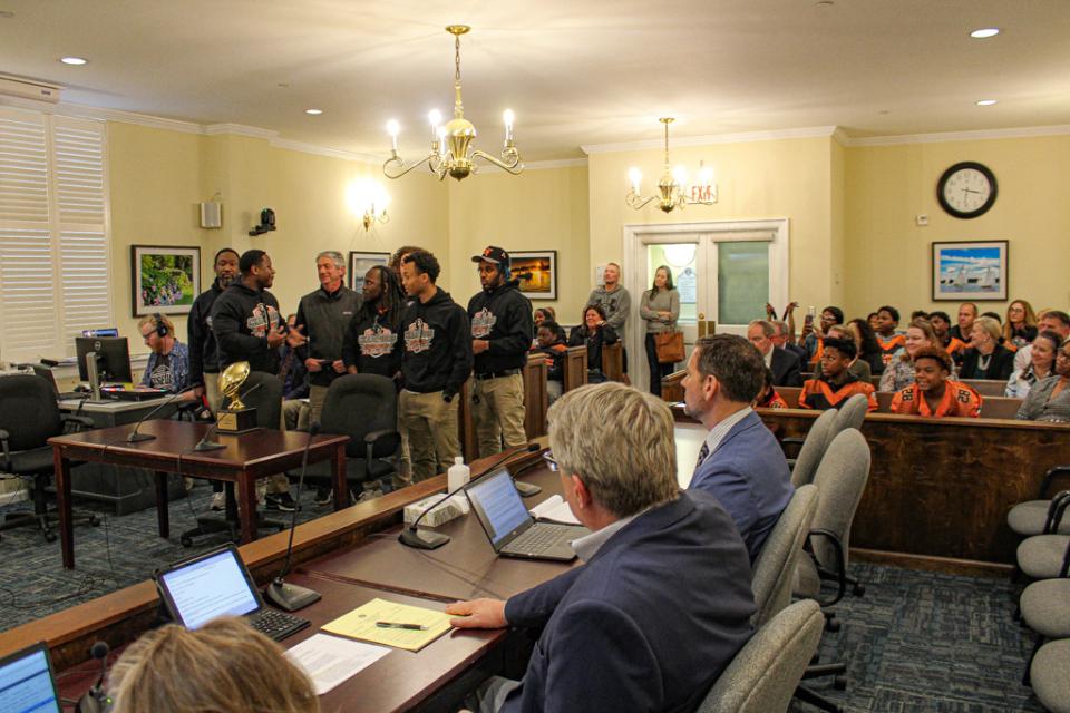 Coaches and Team Moms from the 2023 13U Talbot Braves Football Team recognizes the importance of their championship win, and the hard work that the team put in to get there.