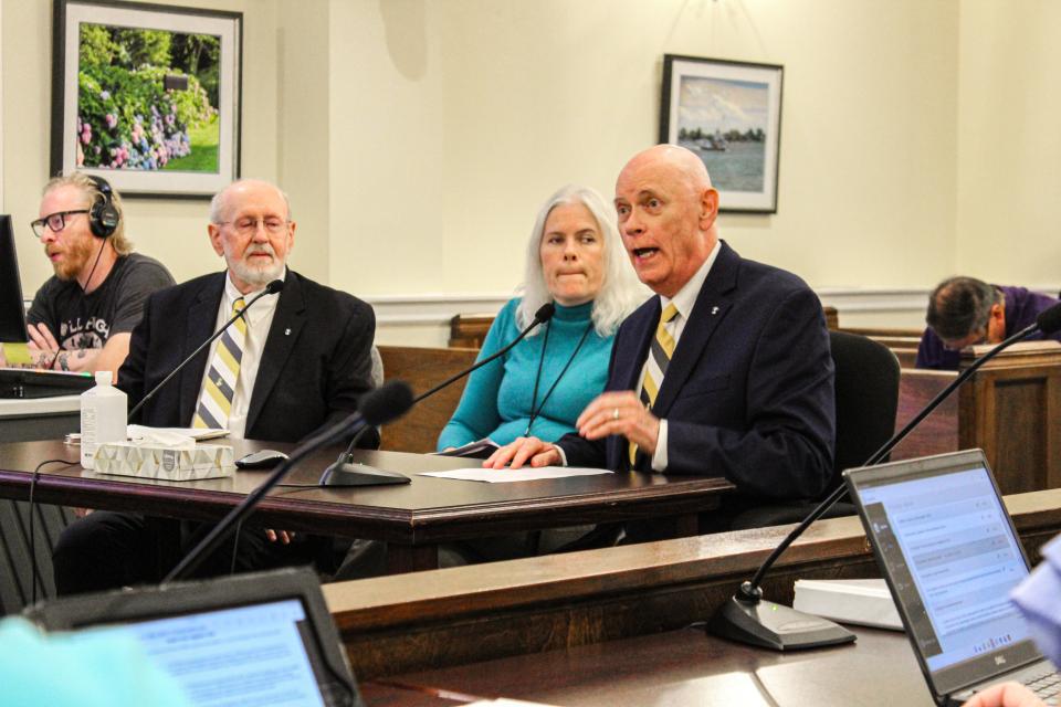 Conway Gregory, President of Col Tench Tilghman Chapter of SAR, provides an overview of Tench Tilghman&#039;s significance. Tilghman was a Talbot County native.