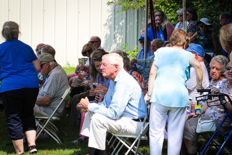 Volunteers and Donors attend Groundbreaking Ceremony on August 1, 2024.