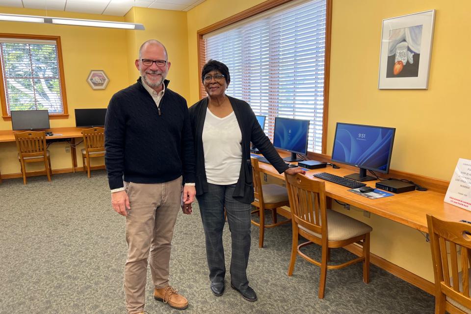 Executive Director of the St. Micheals Community Center, and Childlene Brooks, Manager of Brookletts Place.